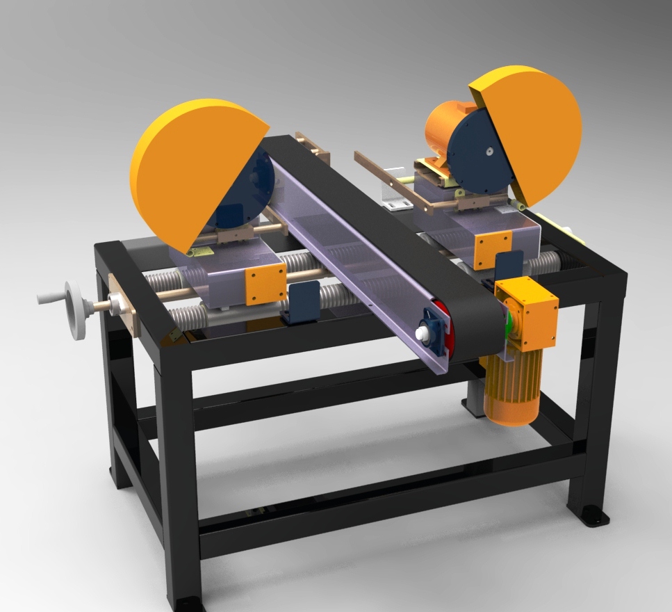 Blocos FP 3D:  Maquina de acabamento – Disco de rebarbas
