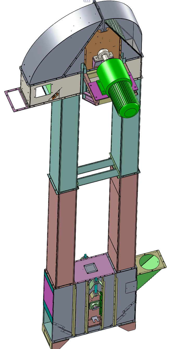 Blocos FP 3D:  Elevador de Canecas 3D
