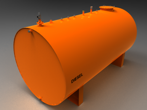 Blocos FP: Tanque reservatório Horizontal Diesel