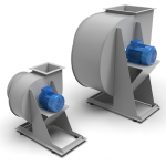 Blocos FP: Ventiladores Centrífugos Industriais 3D