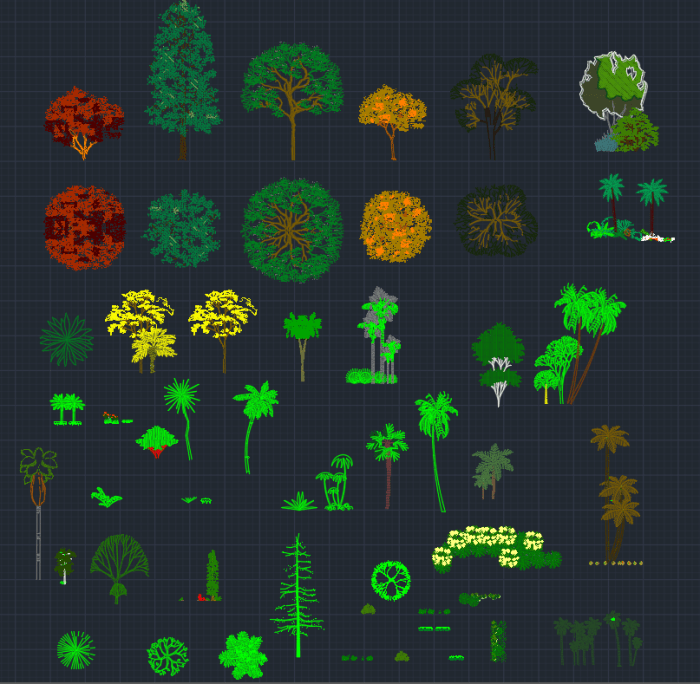 Blocos FP: Arvores e Vegetação