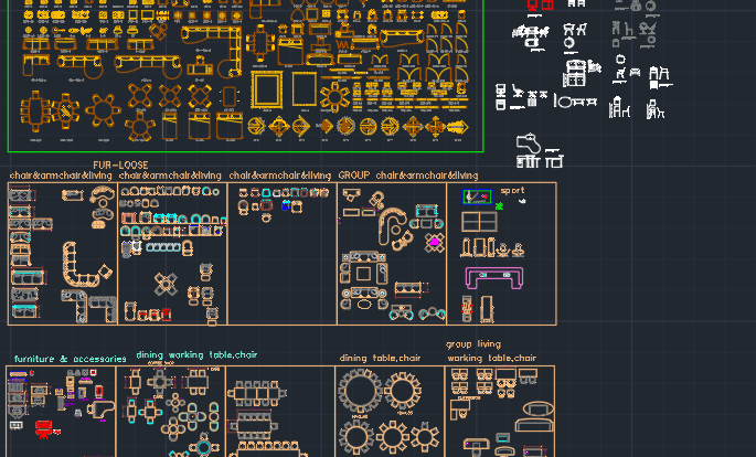 Blocos CAD/Dwg arquitetura para AutoCAD - Download