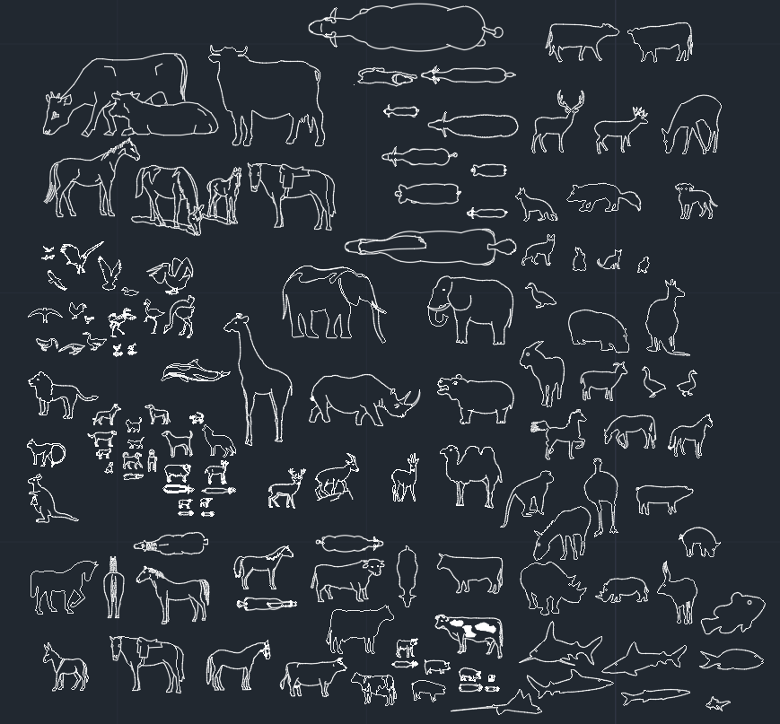 Blocos com árvores em vista., - Detalhes do Bloco DWG