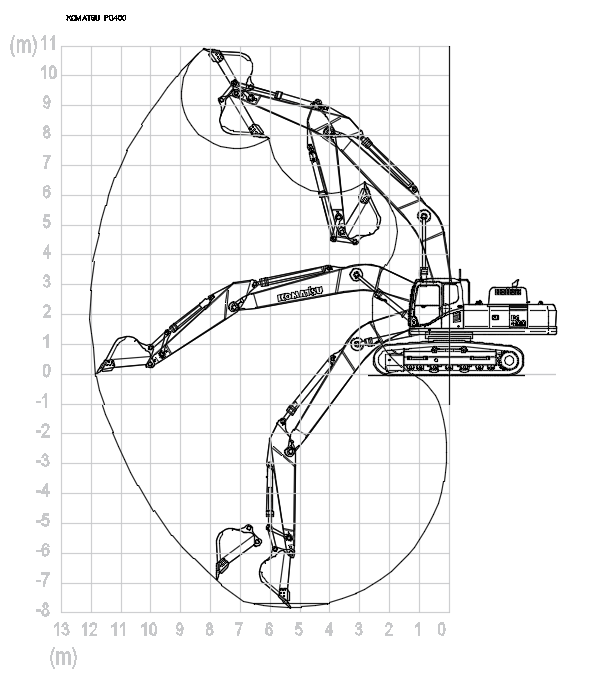 Blocos FP: Escavadeira Hidráulica Komatsu PC400