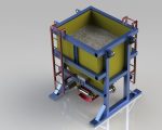 Blocos FP 3D:  Silo de com Sistema de Distribuição de Concreto